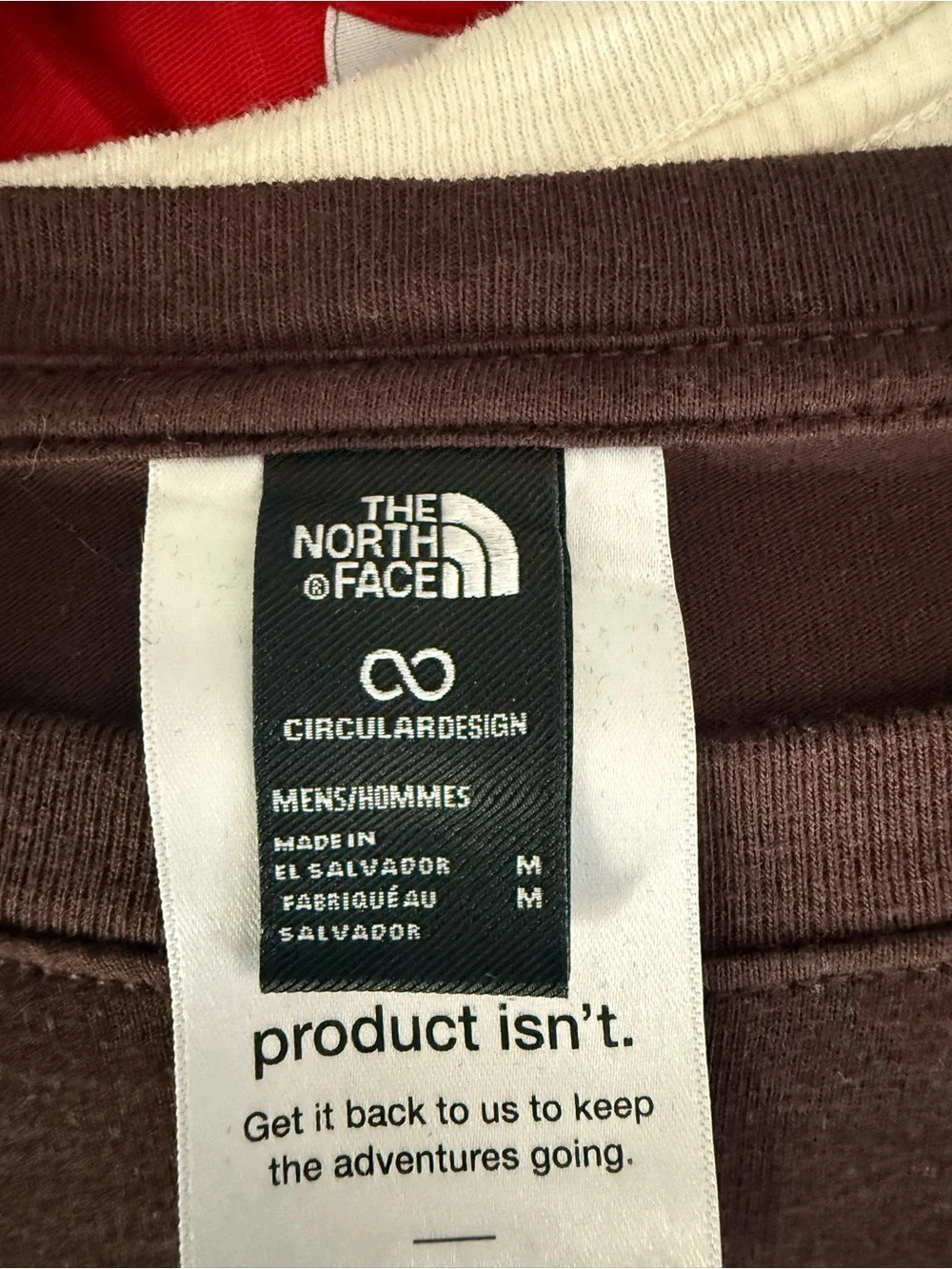 The North Face Brown Graphic Logo T-Shirt Men’s Medium Never Stop Exploring Tee